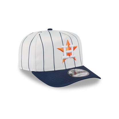 Houston Astros Satin Pinstripe 9FIFTY A-Frame Snapback Hat