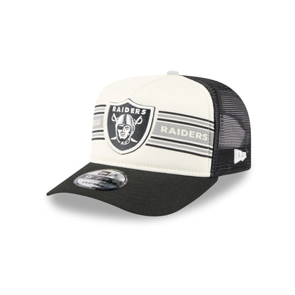 Las Vegas Raiders Banner 9FIFTY A-Frame Trucker Hat