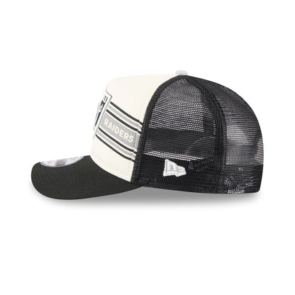 Las Vegas Raiders Banner 9FIFTY A-Frame Trucker Hat