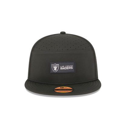 Las Vegas Raiders 2025 Sideline Hot Weather Split Panel 9FIFTY Snapback Hat