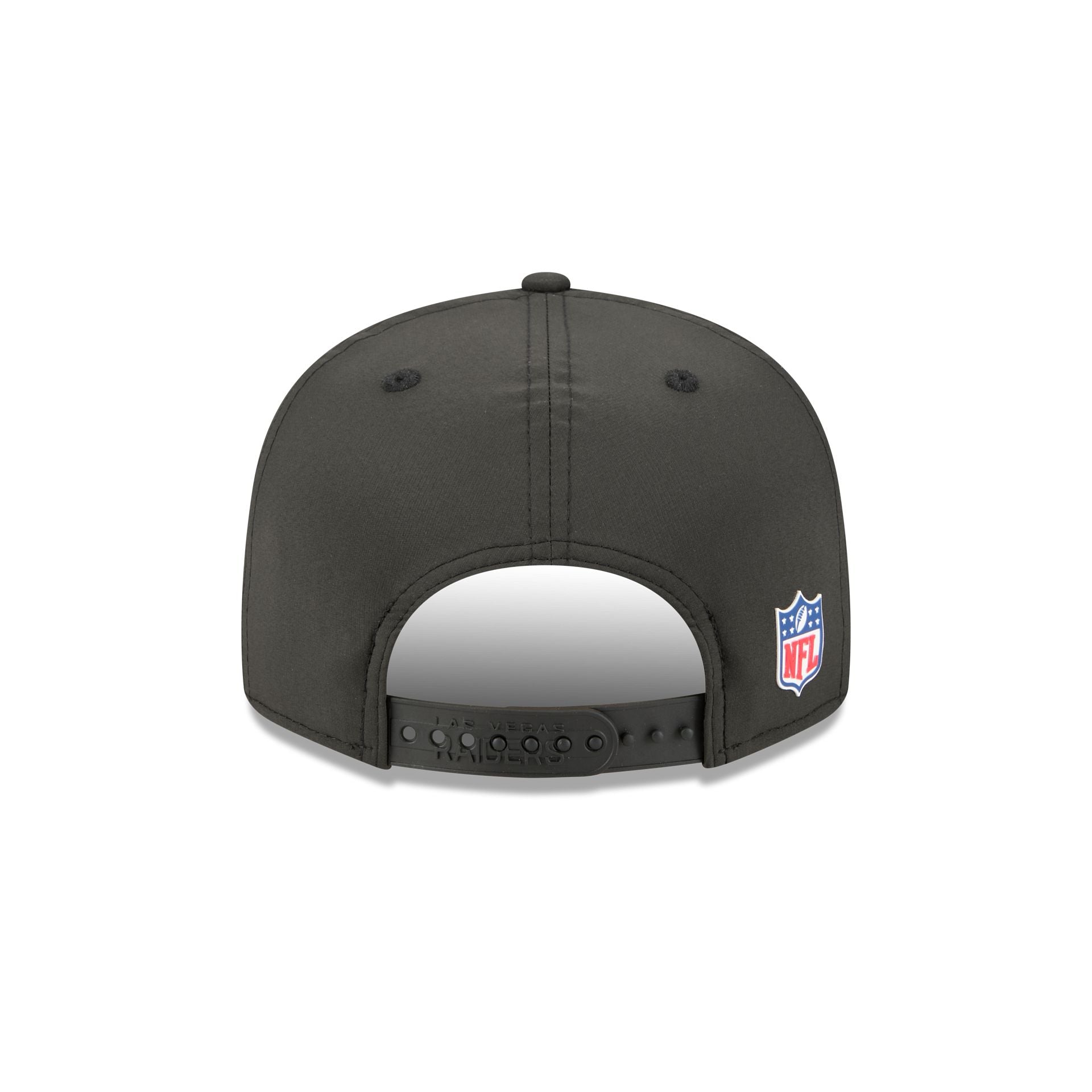 Las Vegas Raiders 2025 Sideline Hot Weather Split Panel 9FIFTY Snapback Hat
