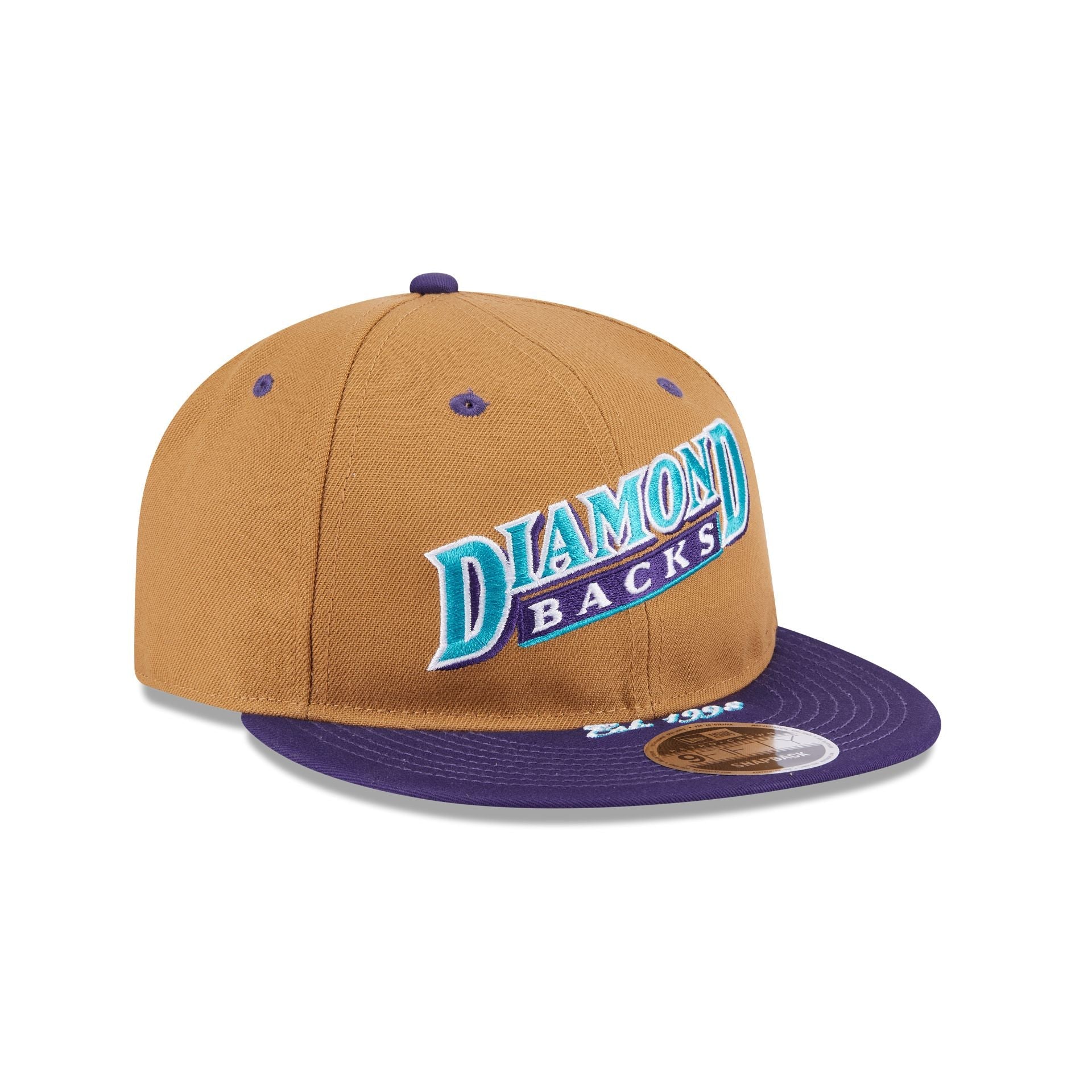 Arizona Diamondbacks Wheat Retro Crown 9FIFTY Snapback Hat