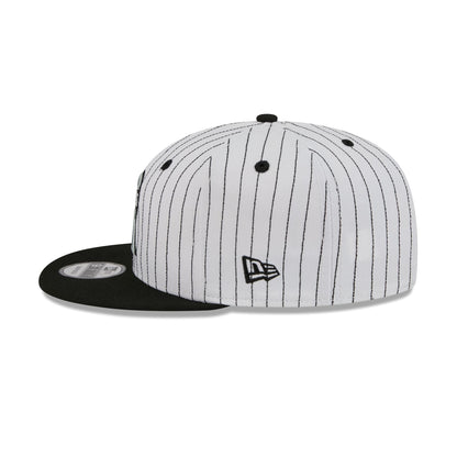 Las Vegas Raiders Deceptor Pinstripe 9FIFTY Snapback Hat