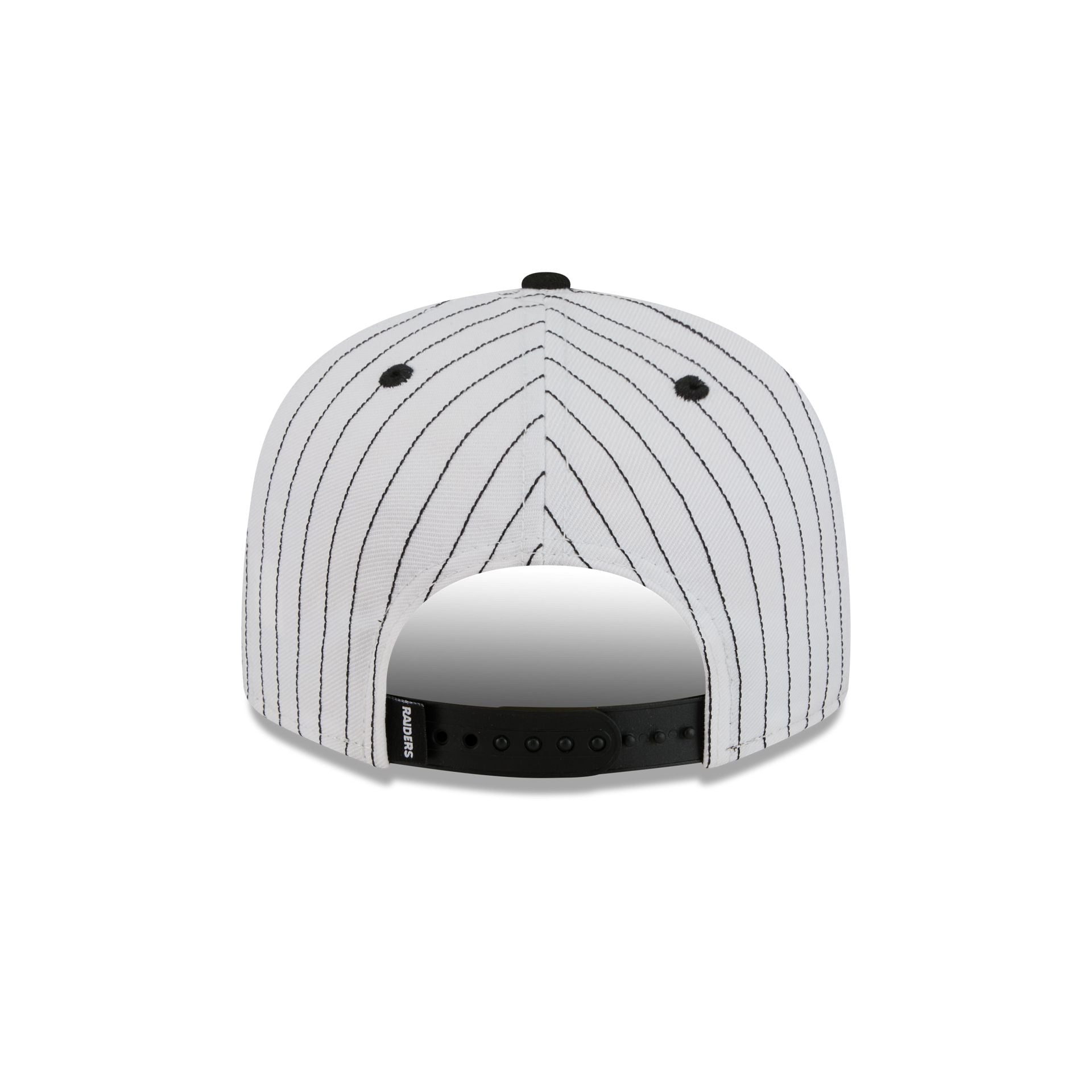Las Vegas Raiders Deceptor Pinstripe 9FIFTY Snapback Hat
