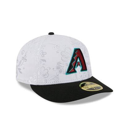 Arizona Diamondbacks Floral Shine Low Profile 59FIFTY Fitted Hat