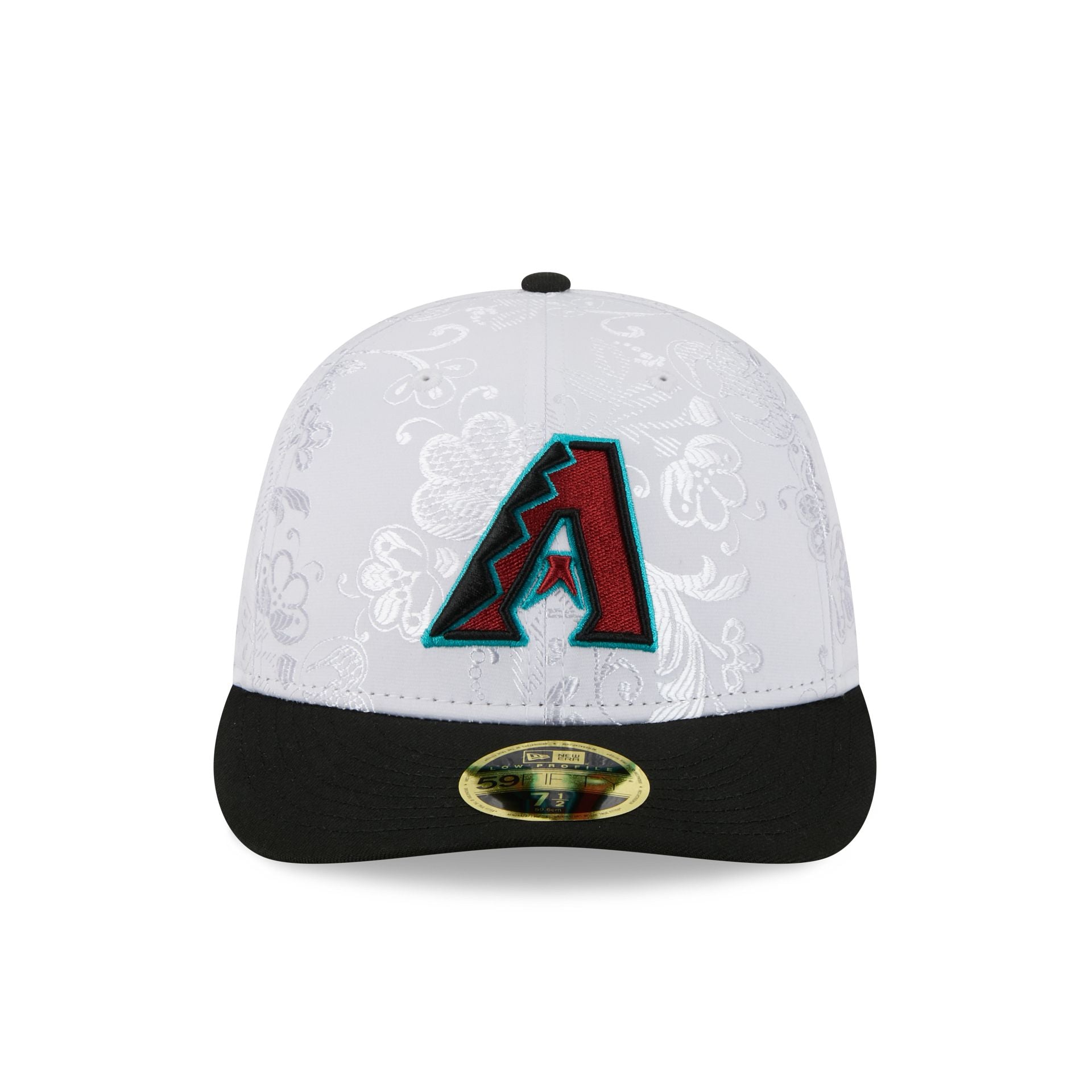 Arizona Diamondbacks Floral Shine Low Profile 59FIFTY Fitted Hat