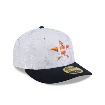 Houston Astros Floral Shine Low Profile 59FIFTY Fitted Hat