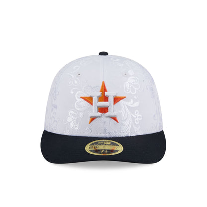 Houston Astros Floral Shine Low Profile 59FIFTY Fitted Hat