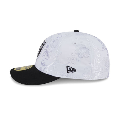 Las Vegas Raiders Floral Shine Low Profile 59FIFTY Fitted Hat