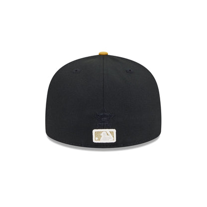 Houston Astros Metallic Gold Logo 59FIFTY Fitted Hat