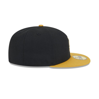 Detroit Tigers Metallic Gold Logo 59FIFTY Fitted Hat