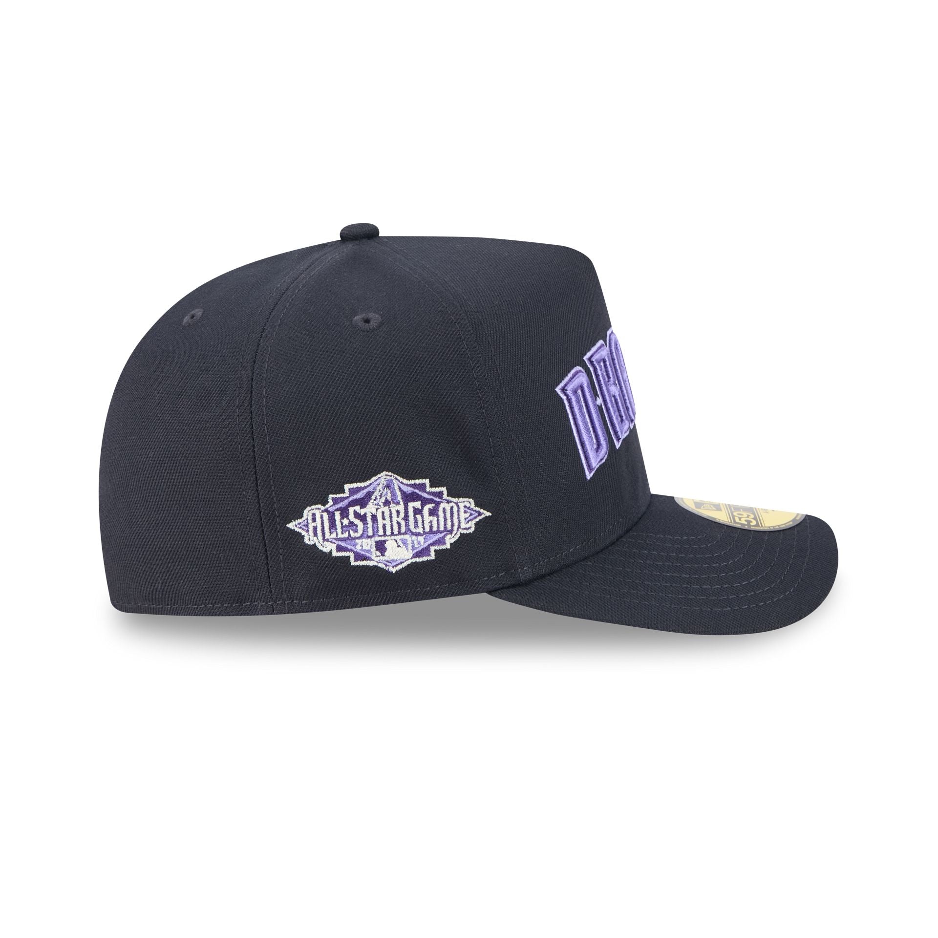 Arizona Diamondbacks Navy Lavender 59FIFTY A-Frame Fitted Hat