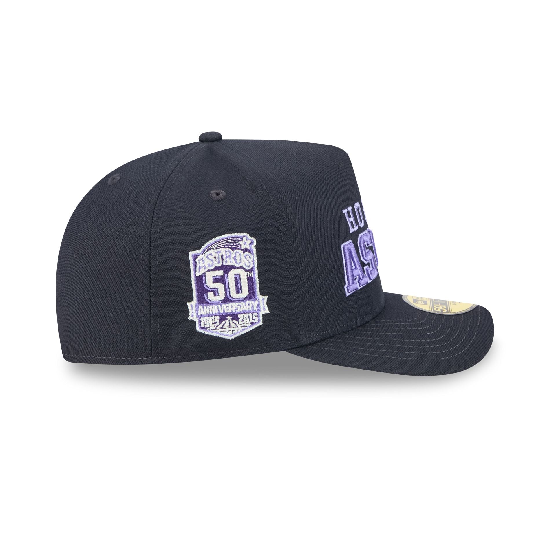 Houston Astros Navy Lavender 59FIFTY A-Frame Fitted Hat