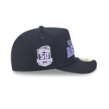Houston Astros Navy Lavender 59FIFTY A-Frame Fitted Hat