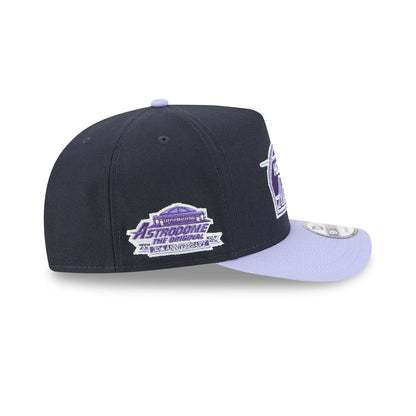 Houston Astros Navy Lavender 9FIFTY A-Frame Snapback Hat