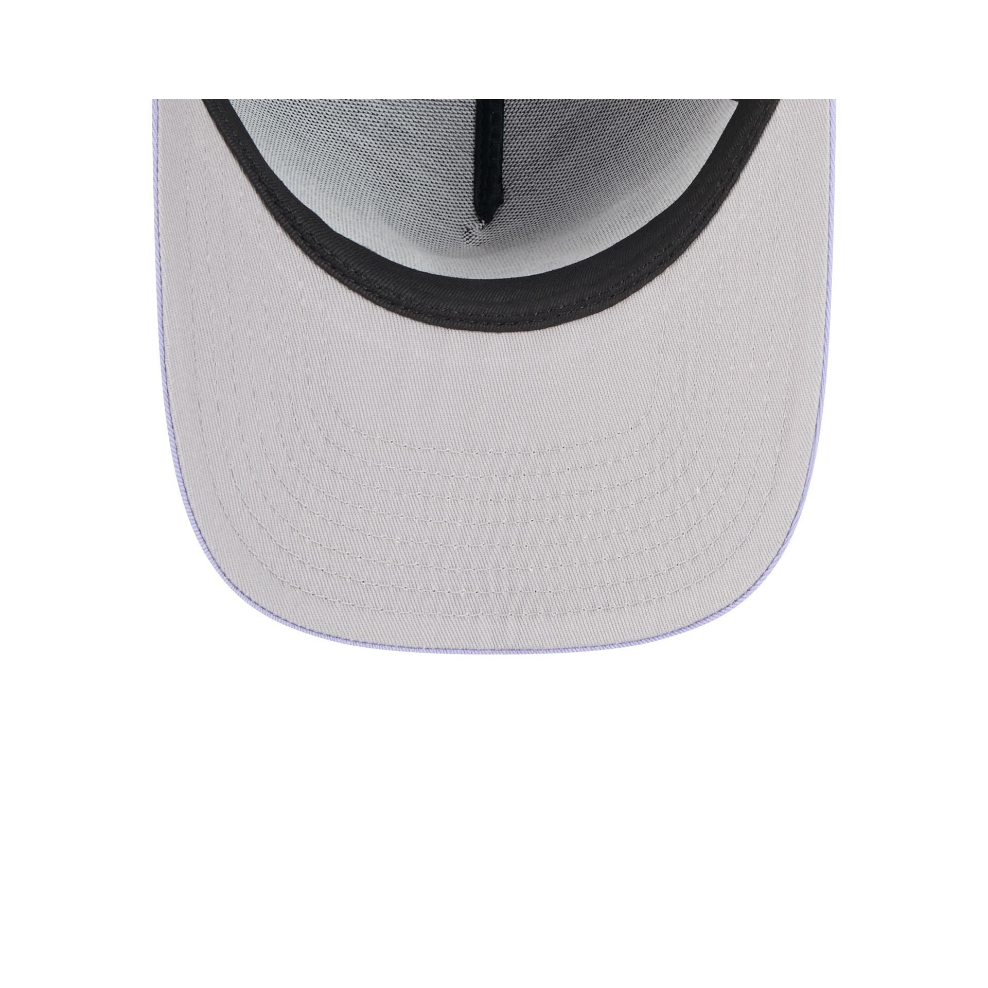 Houston Astros Navy Lavender 9FIFTY A-Frame Snapback Hat