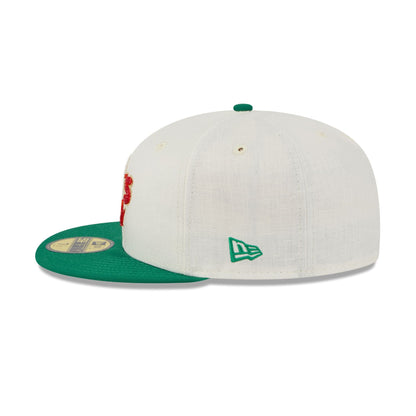 Athletics Beaded Linen 59FIFTY Fitted Hat