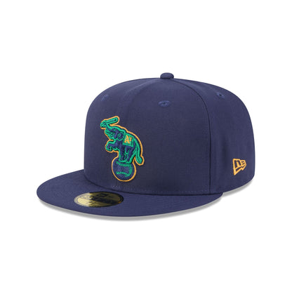 Athletics Blue Tartan 59FIFTY Fitted Hat