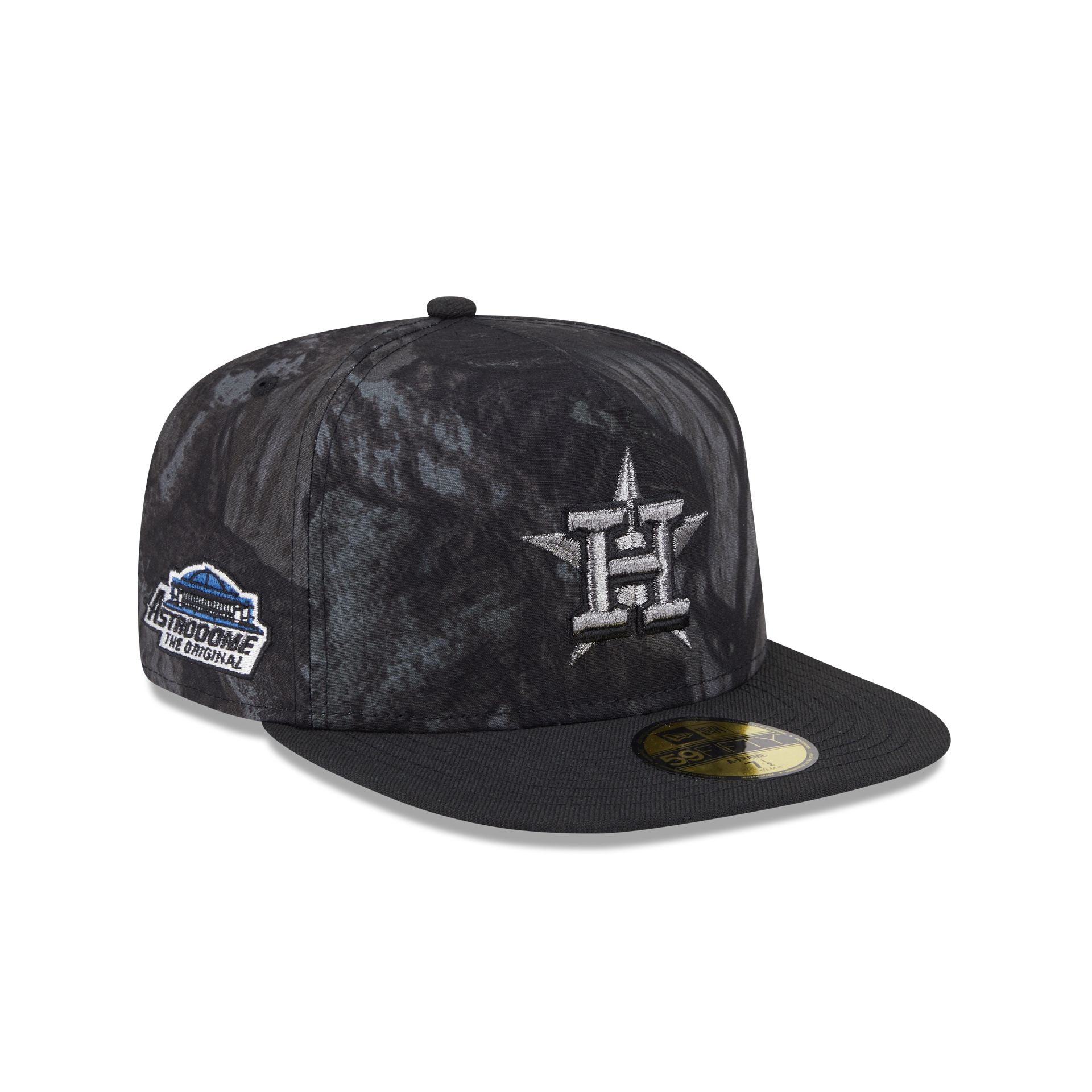Just Caps Ripstop Camo Houston Astros 59FIFTY A-Frame Fitted Hat
