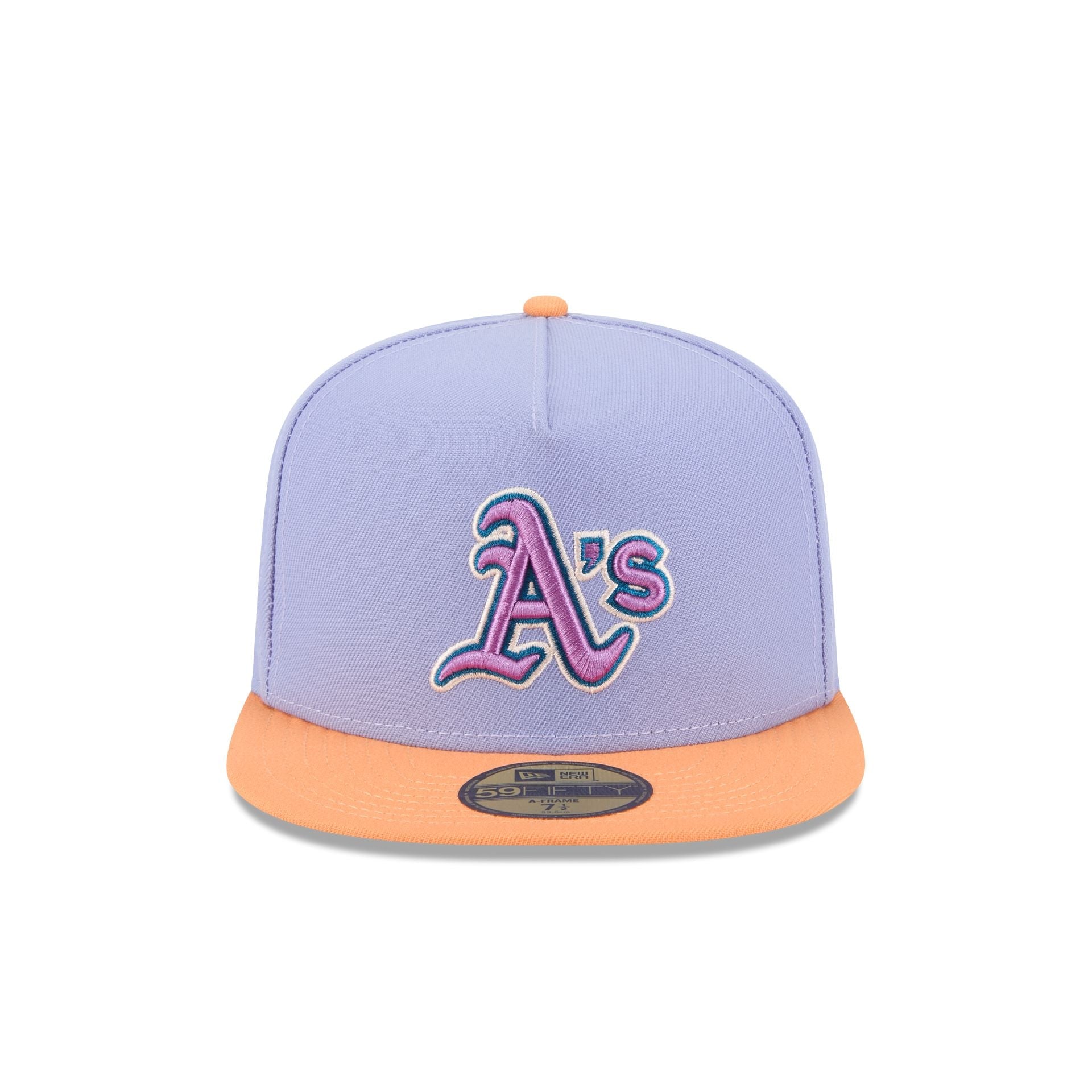 Athletics Lavender 59FIFTY A-Frame Fitted Hat