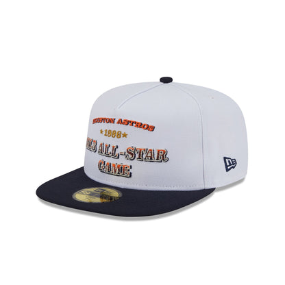 Houston Astros Summer Derby White 59FIFTY A-Frame Fitted Hat