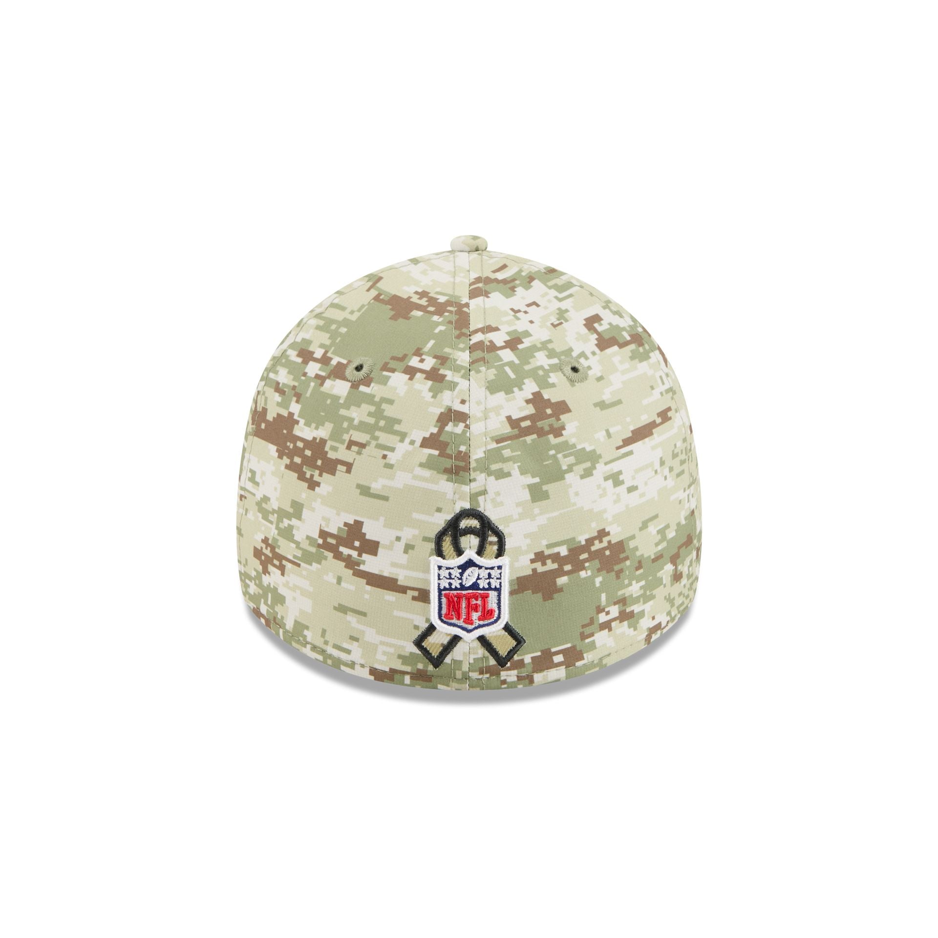 Las Vegas Raiders 2025 Salute to Service Digi Camo 39THIRTY Stretch Fit Hat
