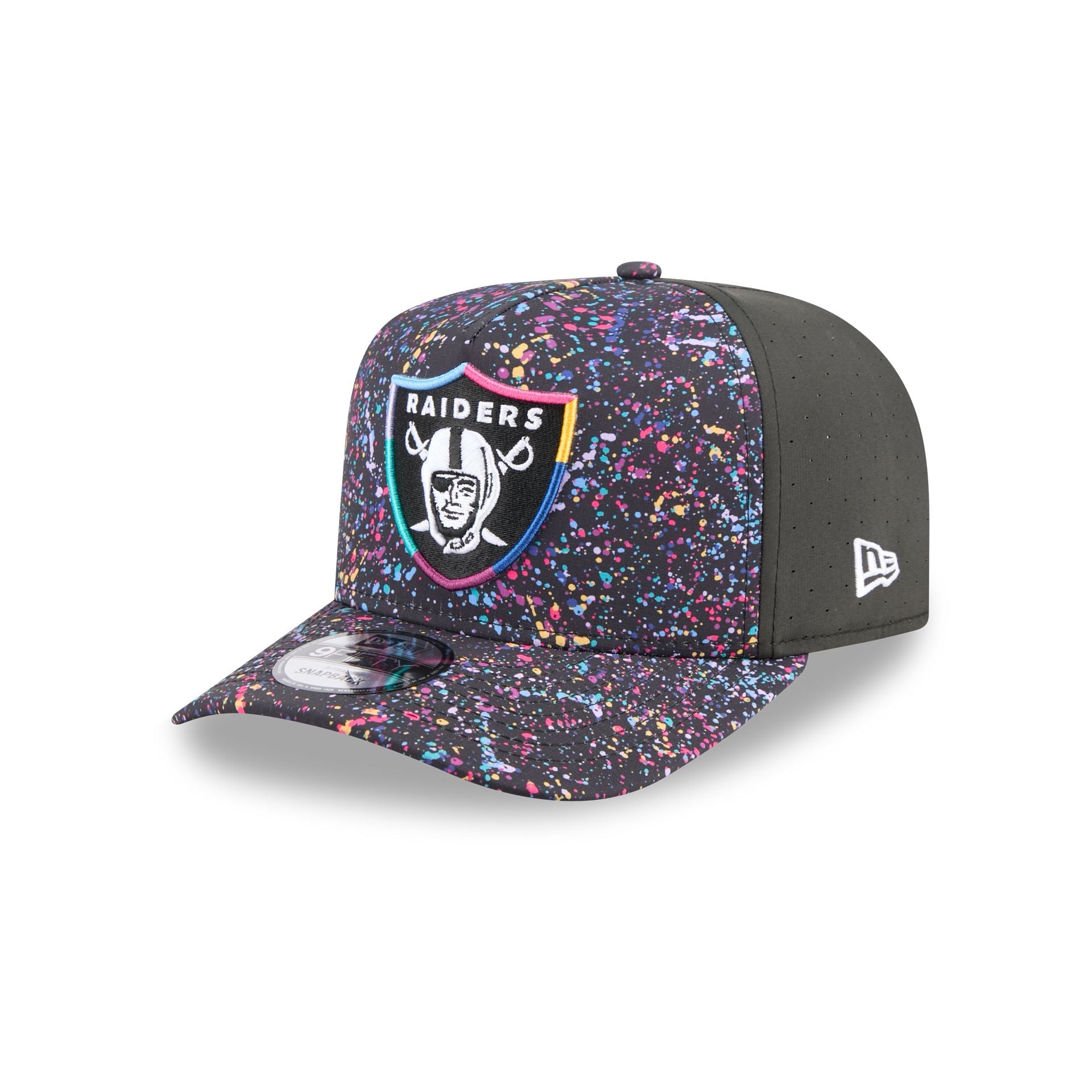 Las Vegas Raiders 2025 Crucial Catch 9FIFTY A-Frame Snapback Hat
