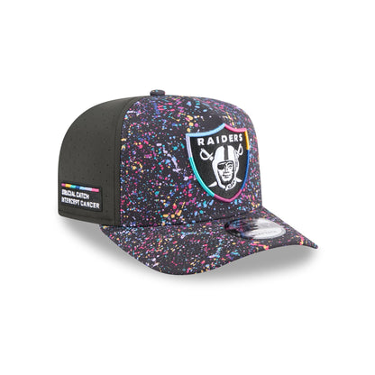 Las Vegas Raiders 2025 Crucial Catch 9FIFTY A-Frame Snapback Hat