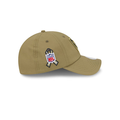 Las Vegas Raiders 2025 Salute to Service Women's Open Back Ponytail Hat