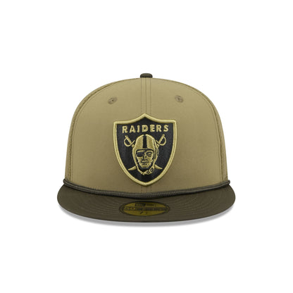 Las Vegas Raiders 2025 Salute to Service 59FIFTY Fitted Hat