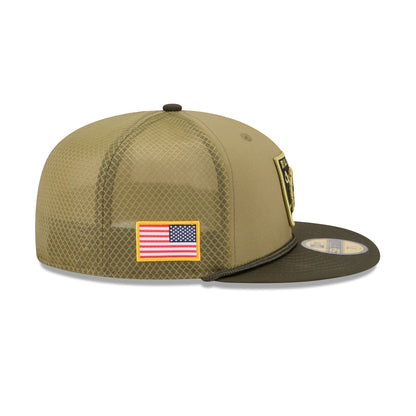 Las Vegas Raiders 2025 Salute to Service 59FIFTY Fitted Hat