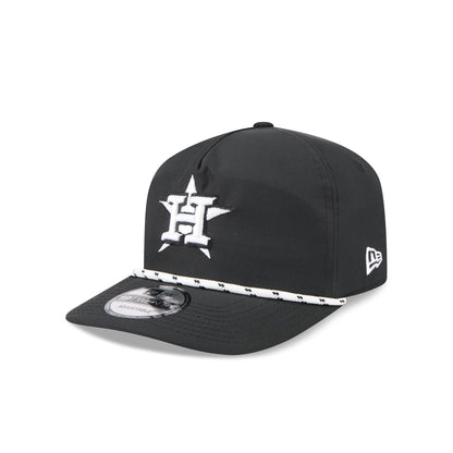 Houston Astros Black and White Rope 19TWENTY Snapback Hat