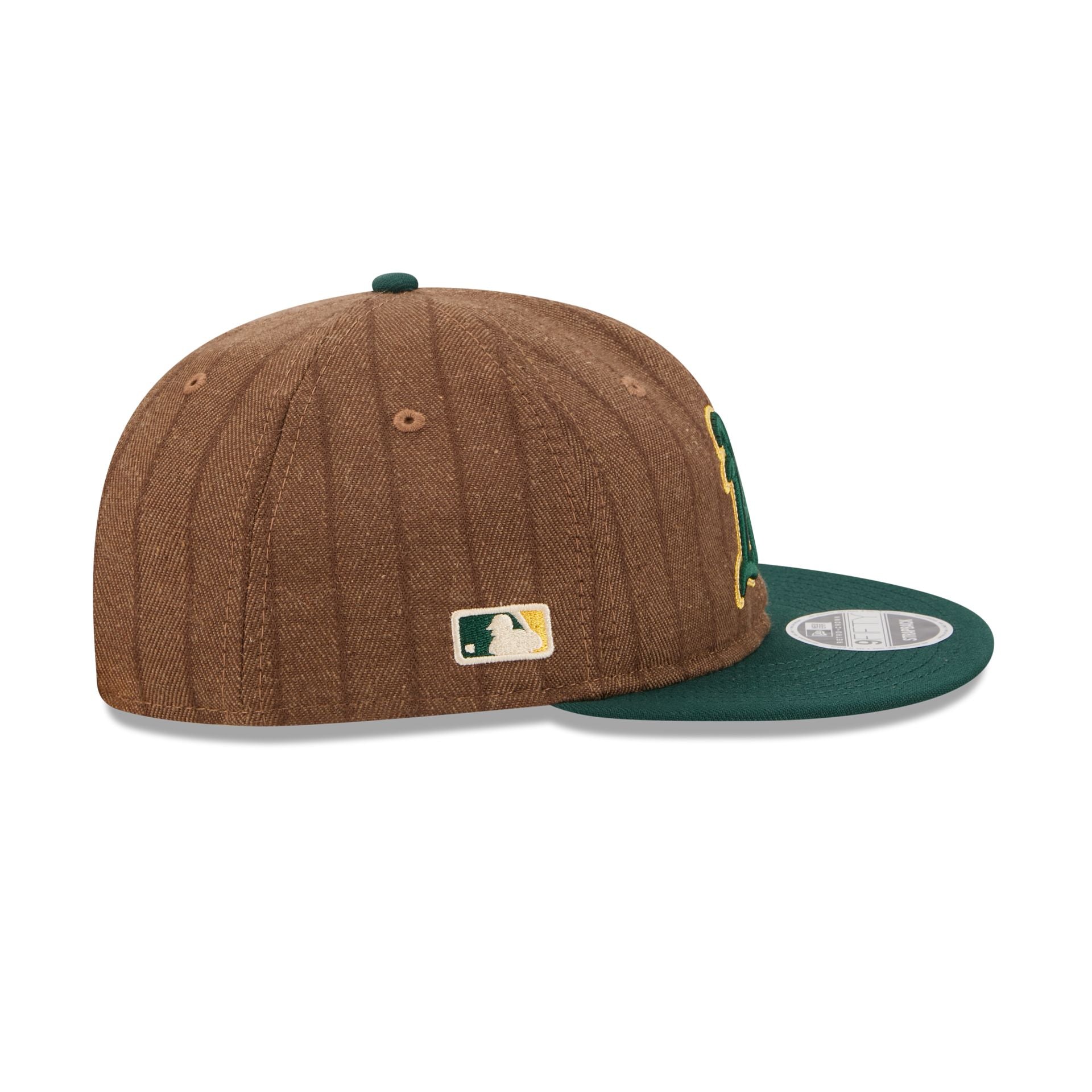 Athletics Three Looms Wool Pinstripe Retro Crown 9FIFTY Adjustable Hat