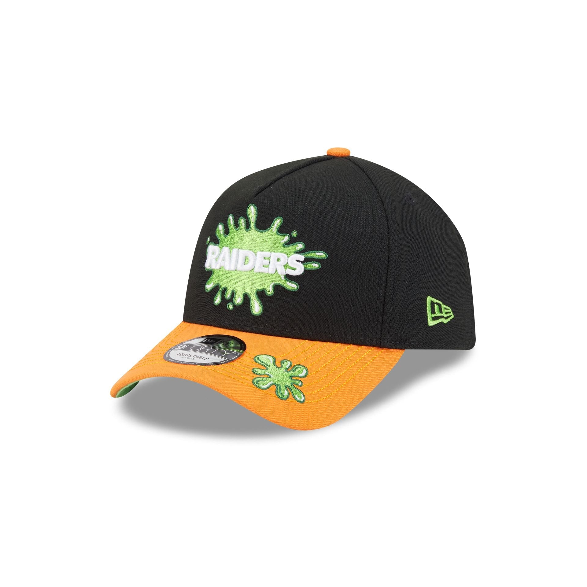 Nickelodeon Slime x Las Vegas Raiders 9FORTY A-Frame Snapback Hat
