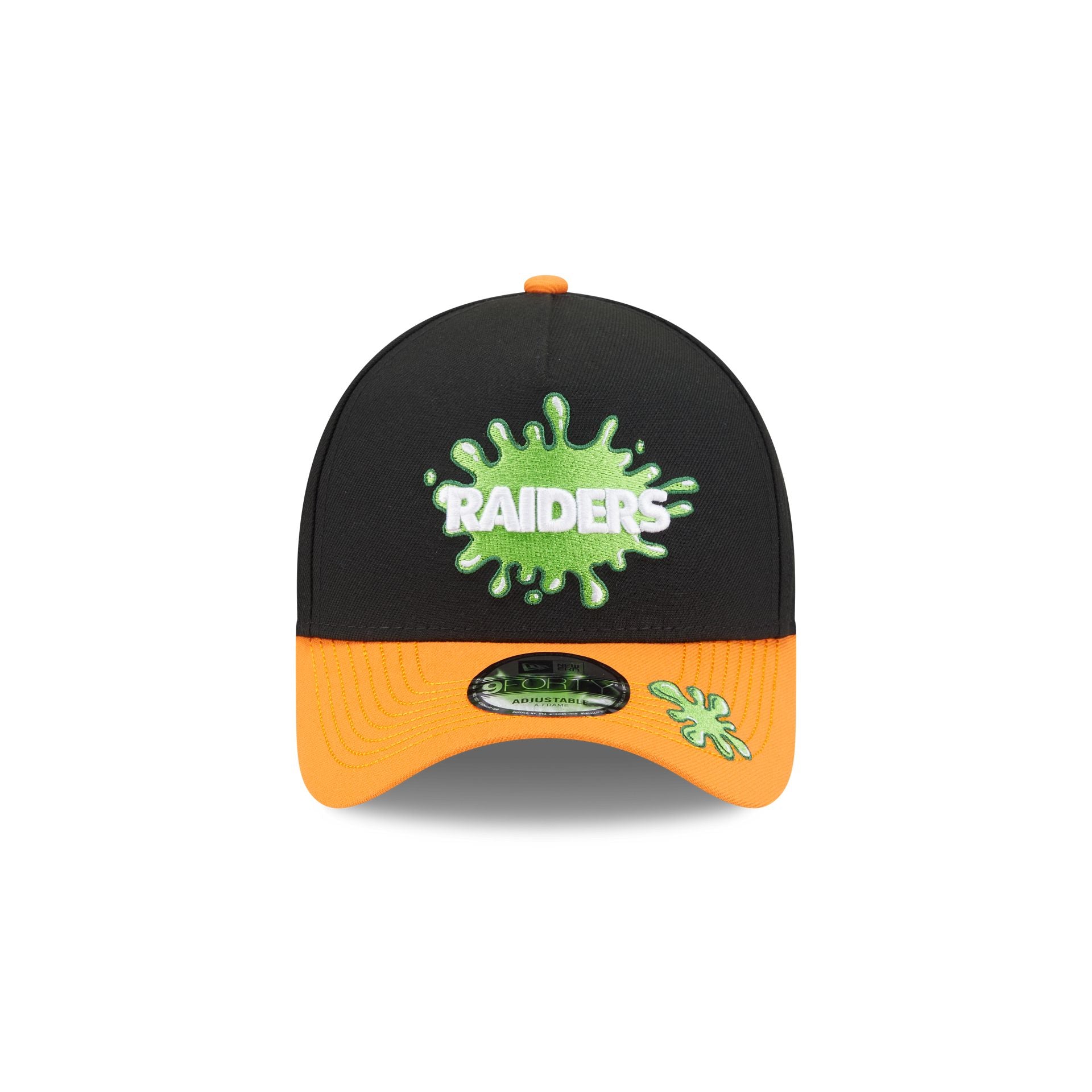 Nickelodeon Slime x Las Vegas Raiders 9FORTY A-Frame Snapback Hat