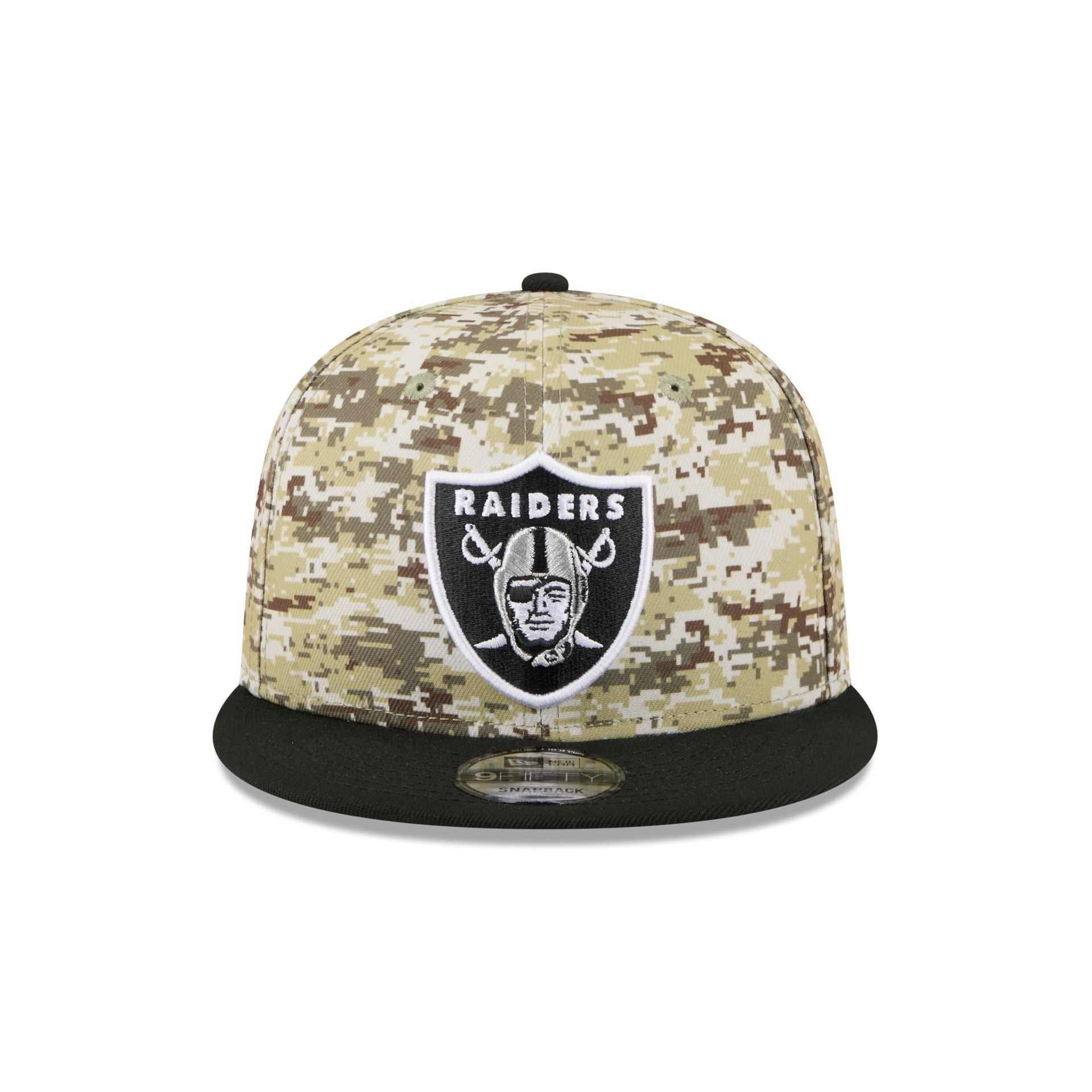 Las Vegas Raiders 2025 Salute to Service Fan Gear 9FIFTY Snapback Hat