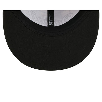 Detroit Tigers Grunge Plaid Retro Crown 59FIFTY Fitted Hat