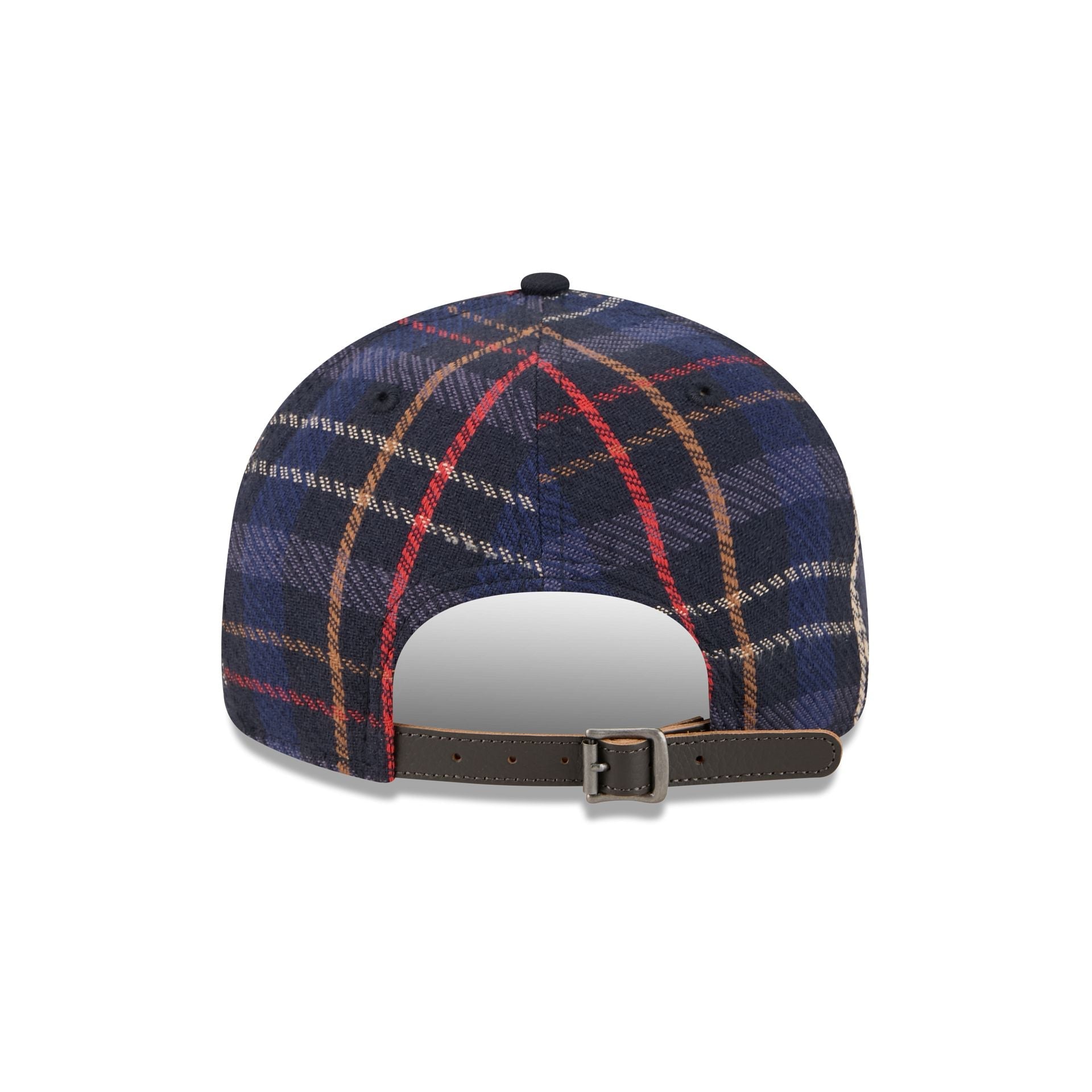 Detroit Tigers Grunge Plaid Retro Crown 9FIFTY Adjustable Hat
