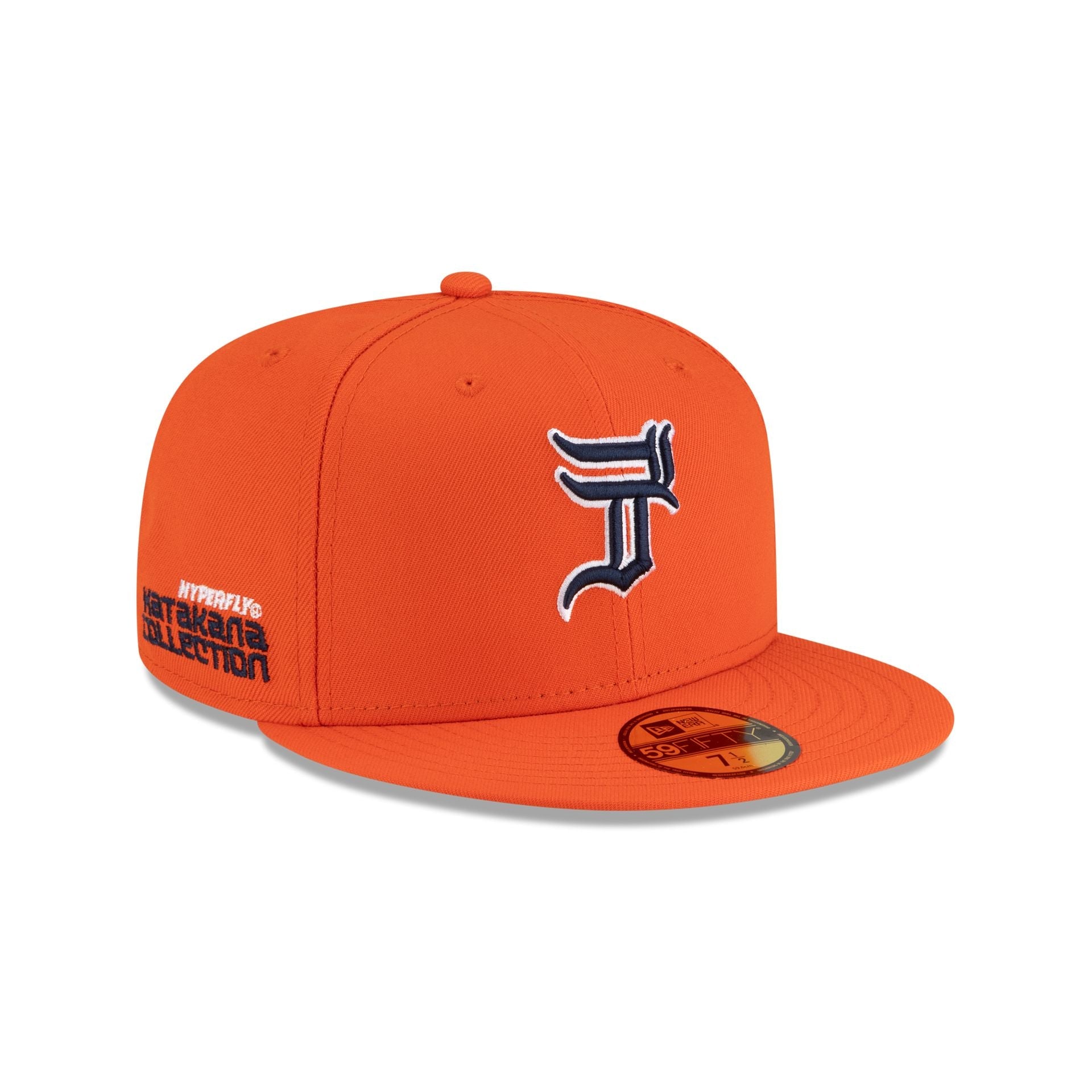 Hyperfly Katakana x Detroit Tigers Orange 59FIFTY Fitted Hat