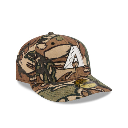 Arizona Diamondbacks Three Looms Jacquard Camo 59FIFTY Fitted Hat