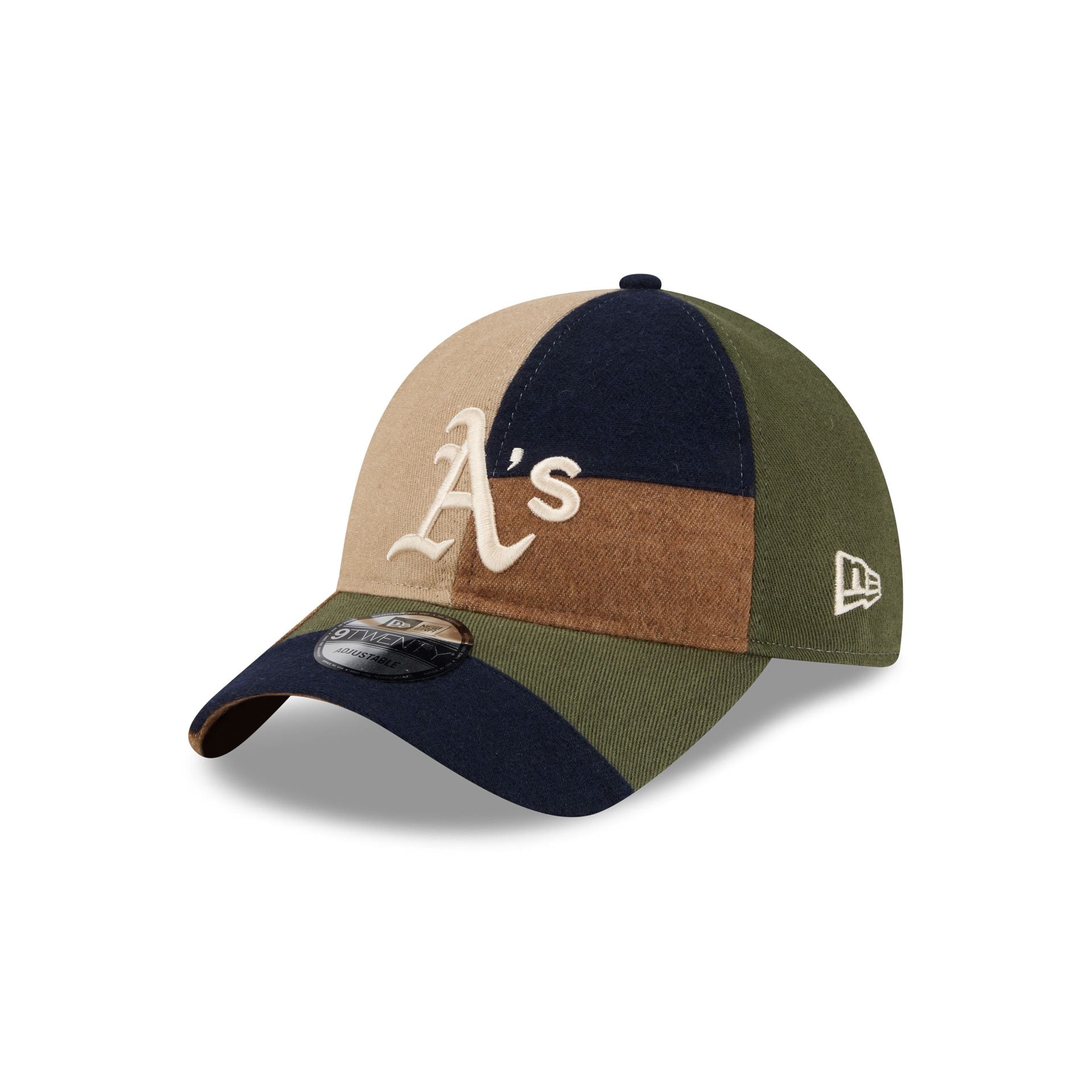 Athletics Three Looms Cotton Twill Patchwork 9TWENTY Adjustable Hat