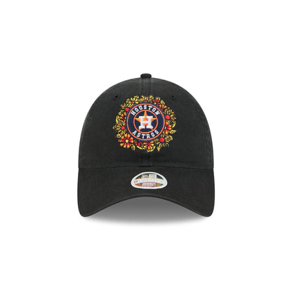 Houston Astros Day of the Dead Floral 9TWENTY Adjustable Hat
