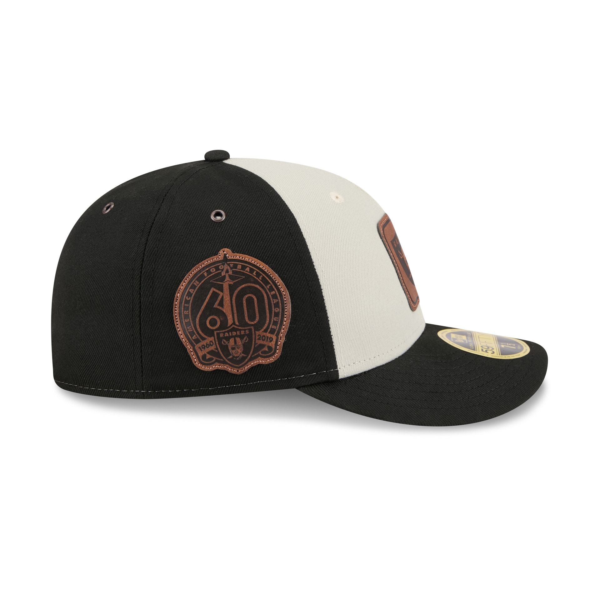Las Vegas Raiders Quilted Low Profile 59FIFTY Fitted Hat