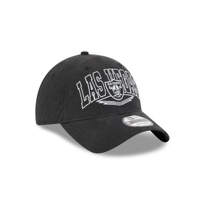 Las Vegas Raiders Quilted Wordmark 9TWENTY Adjustable Hat
