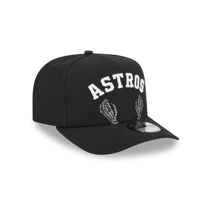 Houston Astros Skeletal Script 9FIFTY A-Frame Snapback Hat