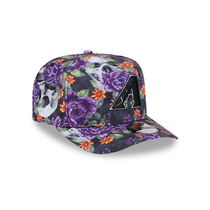 Arizona Diamondbacks Day of the Dead Skull & Roses 9FIFTY A-Frame Snapback