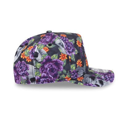 Detroit Tigers Day of the Dead Skull & Roses 9FIFTY A-Frame Snapback