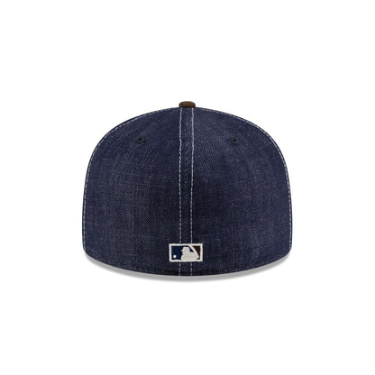 Houston Astros Houston Pack Denim Los Astros 59FIFTY A-Frame Fitted Hat