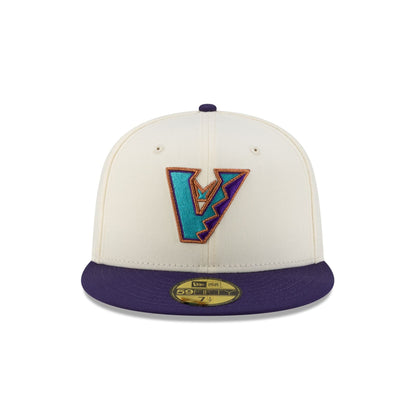 Arizona Diamondbacks Upside Down Logo Chrome 59FIFTY Fitted Hat