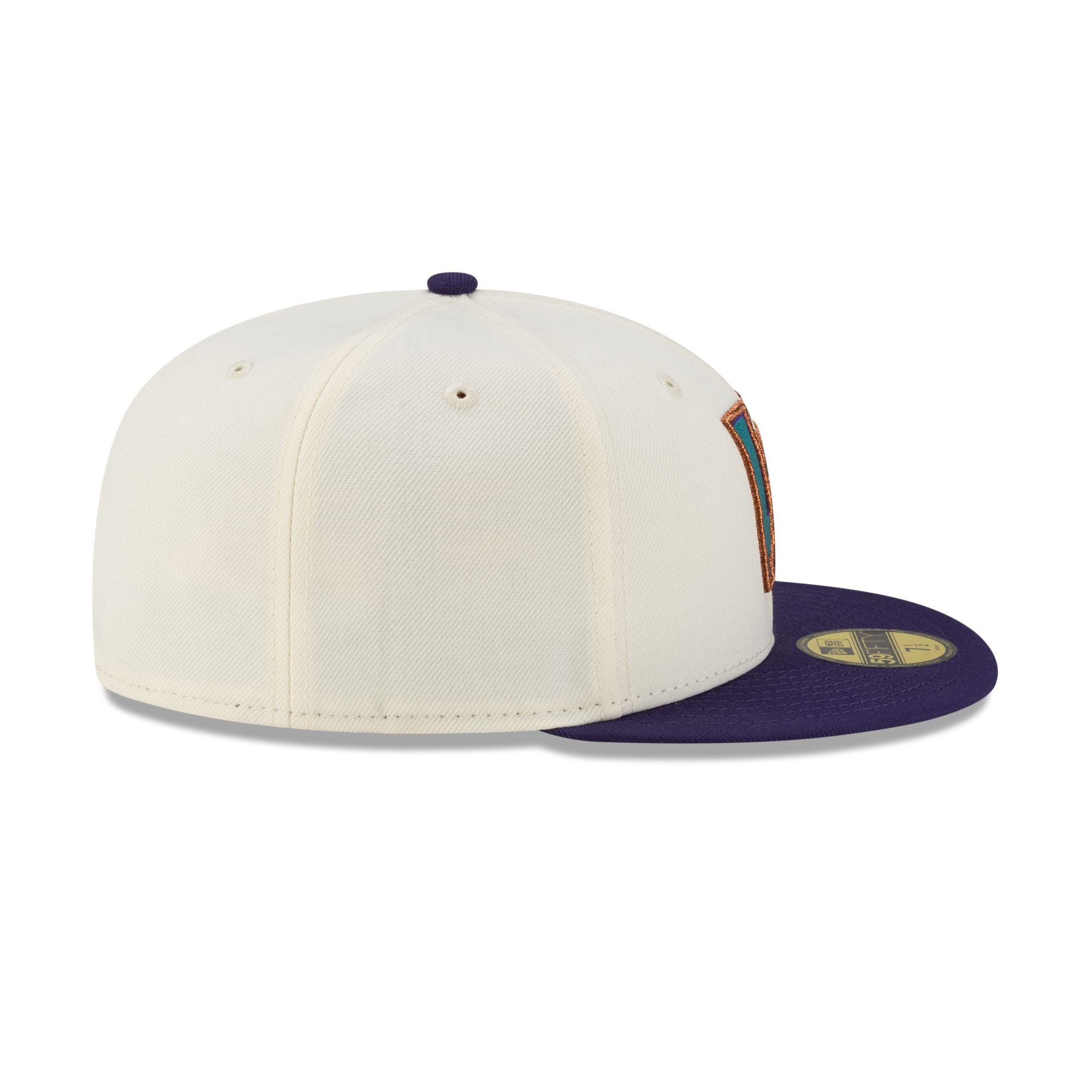 Arizona Diamondbacks Upside Down Logo Chrome 59FIFTY Fitted Hat